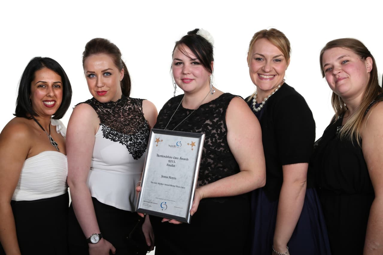 Hertfordshire care awards finalist